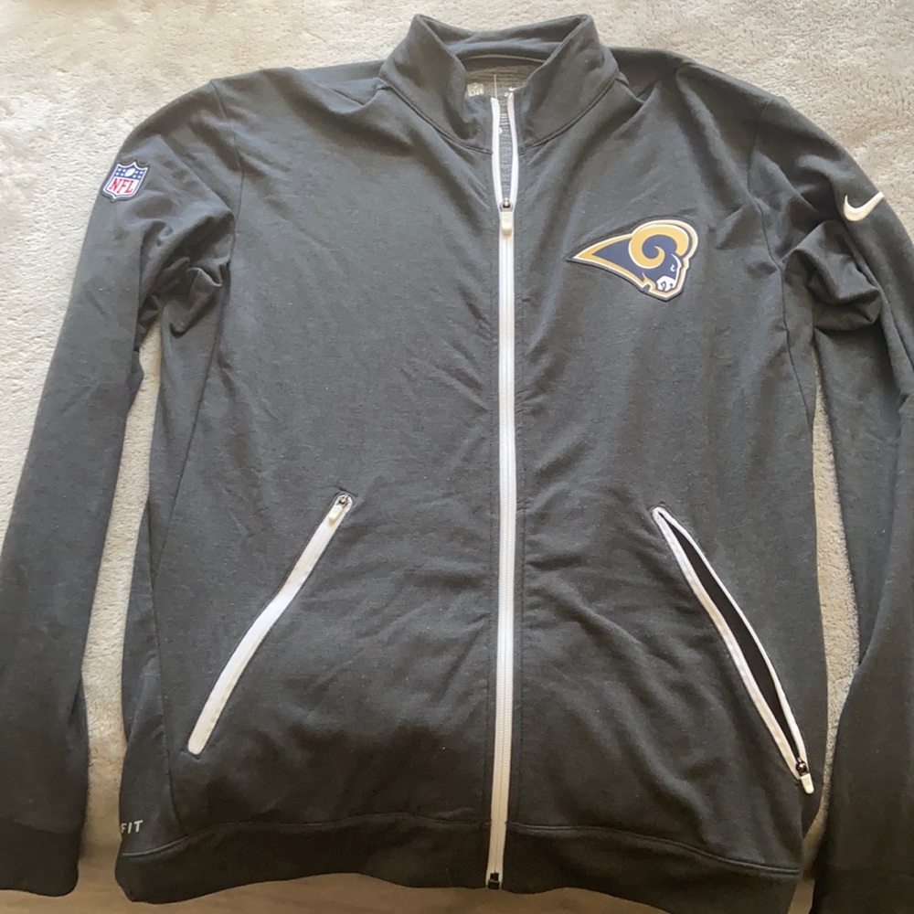 New Nike LA Rams zip up track jacket
